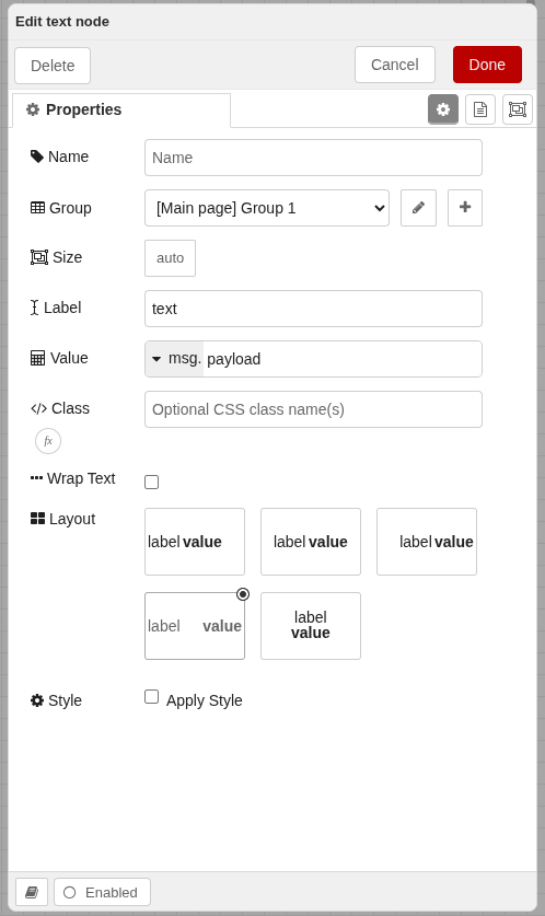 Simpan Text Node Group 1